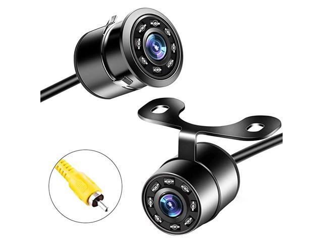 Car Backup Camera Universal IP69K Waterproof Rear View Camera IR Night Vision with Dynamic Trajectory Guide Line Reverse Camera for Car Pickup
