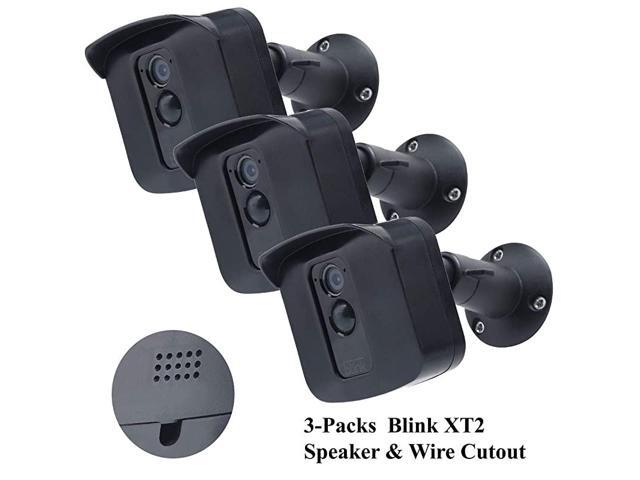 Housing Wall Mount Hard Case Adjustable Metal Bracket for Blink XT2 Camera Exclusively Designed for Blink XT2 Security Camera with Speaker Cutout