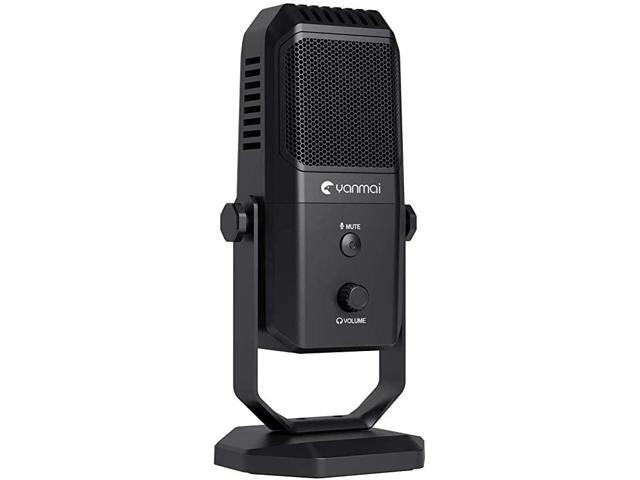 Microphone Condenser for Recording Streaming Podcasts on PC Mac Computer Four Polar Patterns Headphone Output Volume Mic Gain Control Mute Button