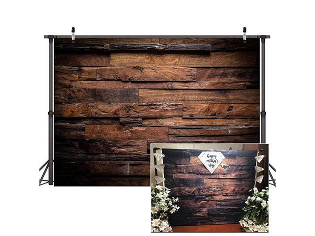7x5ft Brown Wood Backdrop for Photography Customized Vintage Background for Photo Studio Props D104