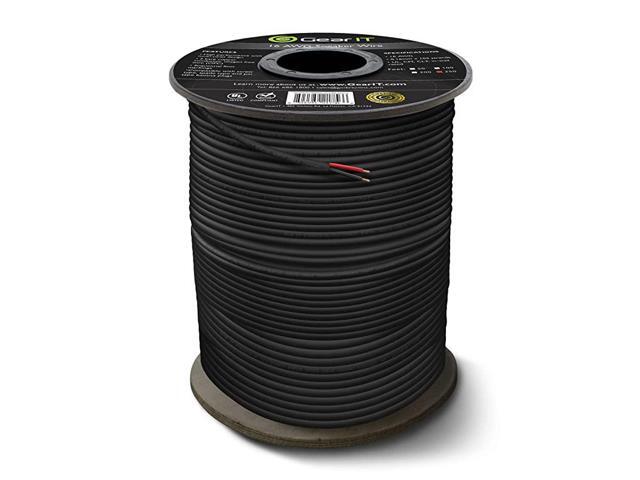 16 AWG CL3 OFC Outdoor Speaker Wire Pro Series 16 Gauge 250 Feet 762 MetersBlack Oxygen Free Copper UL CL3 Rated for Outdoor Direct Burial and