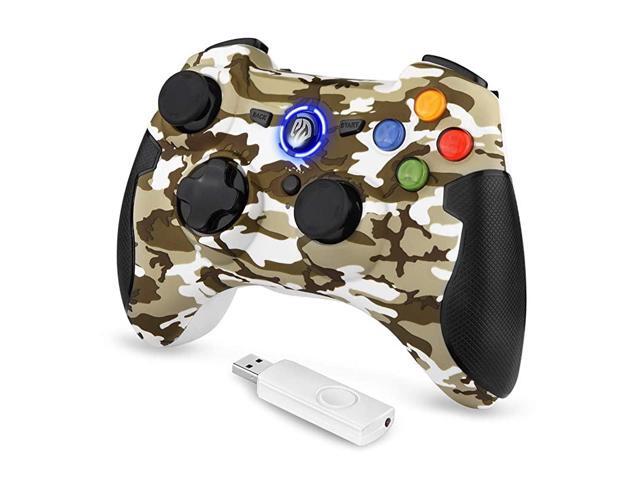 24G Wireless Controller for PS3 PC Gamepads with Vibration Fire Button Range up to 10m Support Windows PC PS3 Android Vista TV Box Portable Gaming