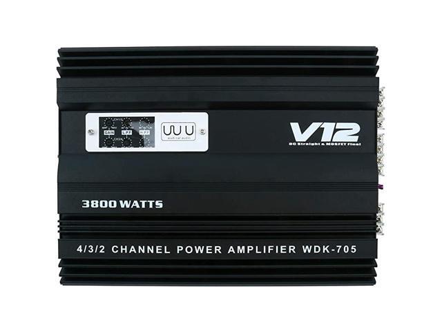 Channel High Power Amplifier Slim Stereo Channel Car Audio Stereo Amplifier Amp Ohm