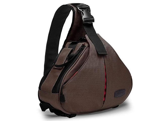 Camera Bag Sling Backpack Camera Case Waterproof with Rain Cover Tripod Holder Compatible for DSLRSLR Mirrorless Cameras Canon Nikon Sony Pentax