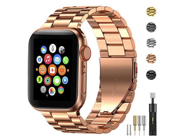 Stainless Steel Metal Band for Apple Watch 38404244mm Strap Replacement Link Bracelet Band Compatible with Apple Watch Series 6 Apple Watch Series