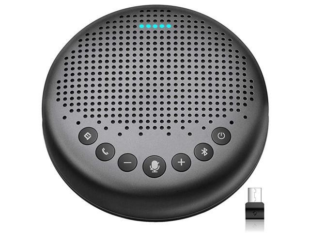 Speakerphone Luna Updated AI Noise Reduction Algorithm Featured Daisy Chain USB Conference Speaker Phone wDongle for Home Office 360° Voice Pickup
