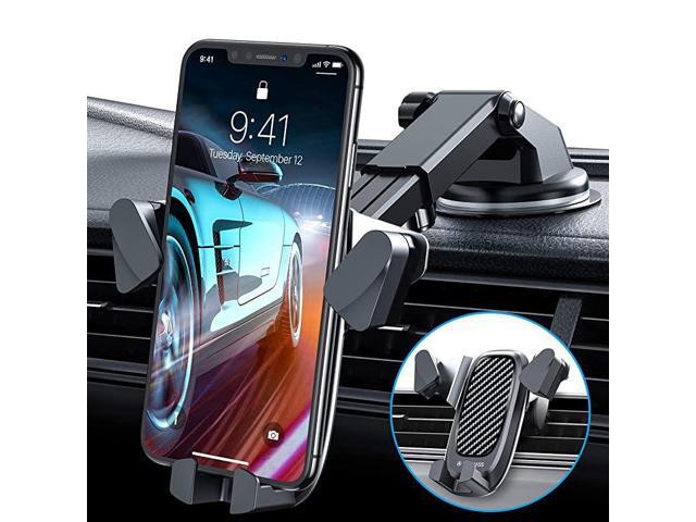Universal Cell Phone Holder for Car Easy to Use Auto Clamp AntiFall Dashboard Windshield Air Vent Mount for iPhone 1211XS MAXXRX87 Samsung Galaxy