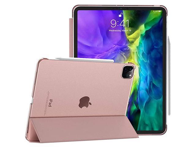 Case for New iPad Pro 11 Inch 2020 2nd Generation Smart Slim Lightweight Translucent Frosted Back Protective Cover Shell Support iPad Pencil