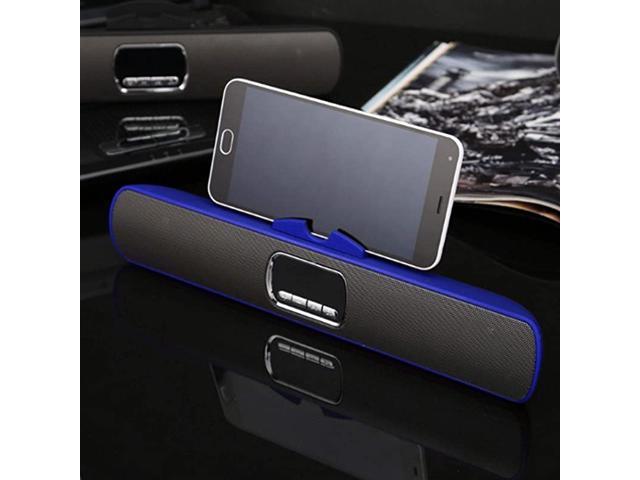 Ultra Portable Wireles Rechargeable Handsfree Bracket Bluetooth Speaker Stereo System Phone Holder Mount Stand for Android Smartphones and Tablets