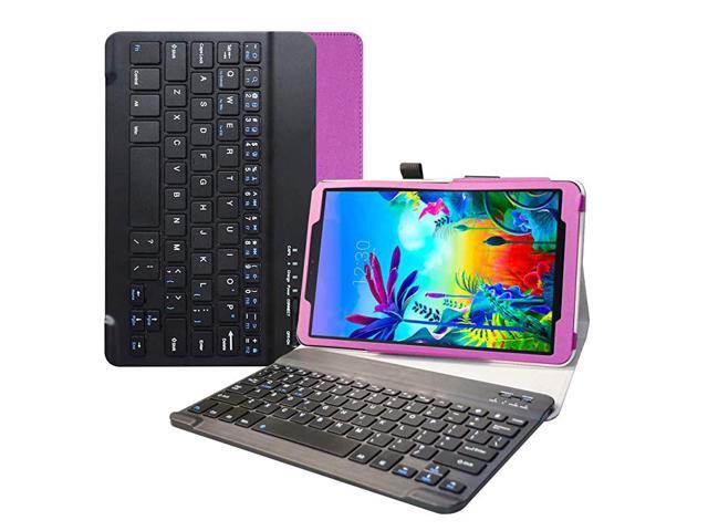 Compatible with LG G Pad 5 Wireless Keyboard CaseDetachable Wireless Keyboard Standing PU Leather Cover for 101 LG G Pad 5 101 T600 Tablet PCNot