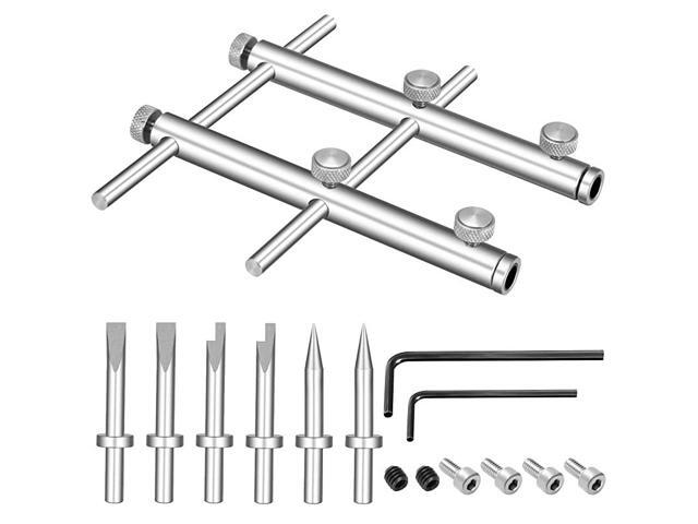 Camera Lens Openning Repairing Tool Kit Includes 10100mm Lens Repair Set with 3 Tips 6 Screws and 2 Hexagon Wrench for Canon Nikon Sony Olympus