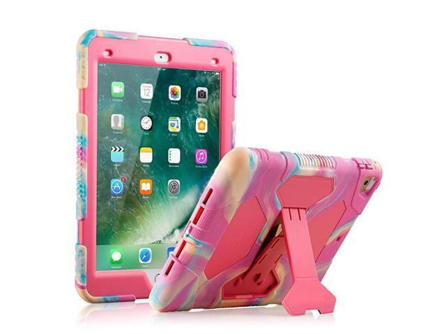 New iPad 97 2018 2017 Case Lightweight Shockproof Rugged Cover with Stand Protective Full Body Rugged for Kids for New iPad 97 inch 20182017 6th
