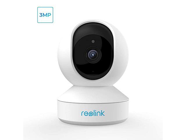 Wireless Security Camera E1 3MP HD Plugin Indoor WiFi Camera for Home SecurityBaby Monitor Pets Encrypted Free Cloud Storage Pan Tilt Night Vision