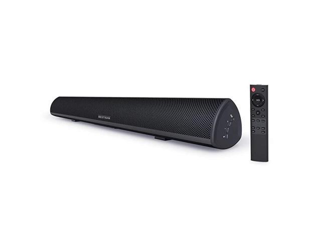 Bar Bestisan 80W Home Theater bar System with IR Remote Function Wired and Wireless Bluetooth 50 Audio Speaker TrebleBass Adjustable34Inch 2019