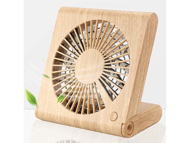 Fan Small USB Fan Mini Personal Fan Portable Fan with 3 Speeds Adjustable Powerful Airflow Rechargeable Battery Operated Easy to Store Low Noise