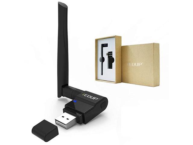 USB WiFi Adapter Dual Band Wireless Network Adapter 80211 AC 24G5G USB WiFi Dongle with Extender Antenna Compatible with Windows XPVista 78110 Mac
