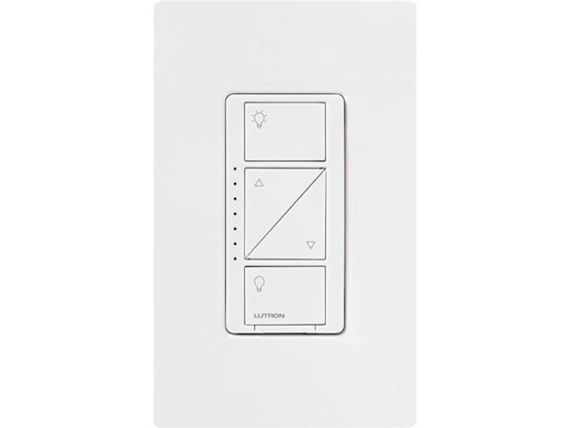 Caseta Wireless Smart Lighting Dimmer Switch and Remote Kit for Wall Ceiling Lights PPKG1WWH White