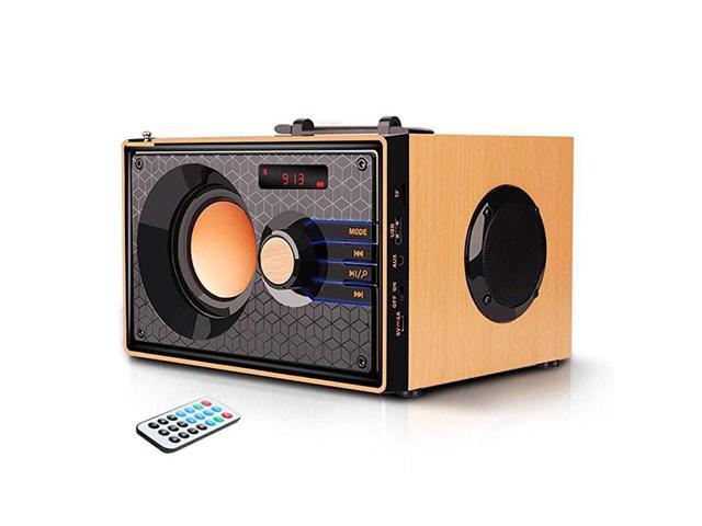 Bluetooth Speakers with FM Radio Subwoofer Remote Control AUX USB Clear Audio Rich Bass Wireless Home Desktop Speakers Stereo Sound Outdoor Party