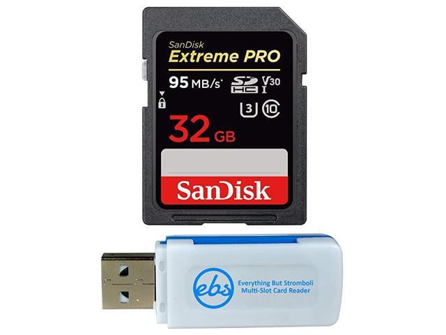 32GB Extreme Pro Memory Card works with Nikon D3400 D3300 D750 D5500 D5300 D500 AW130 W100 L840 A900 P530 Digital DSLR Camera SDHC 4K V30 UHSI with