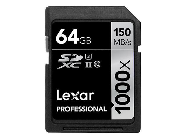 Professional 1000x 64GB SDXC UHSII Card