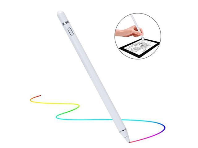 Stylus Pen for Touch Screens Active Pen Digital Pencil Fine Point Compatible with iPhone iPad and Other Tablets White