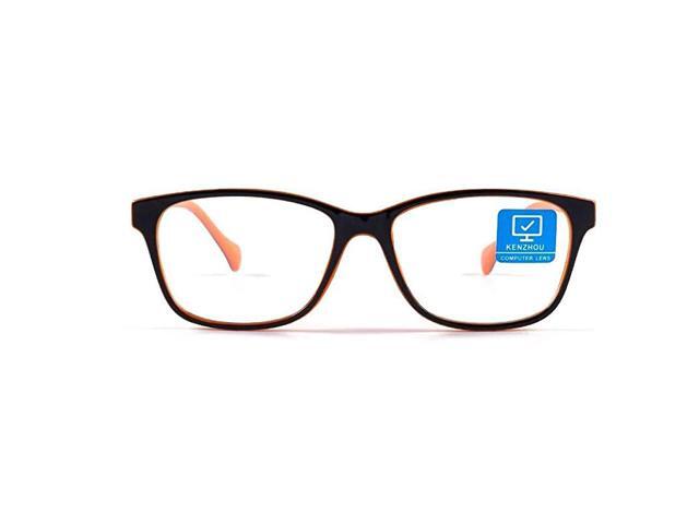 Light Blocking Computer Glasses 1 Pack Decrease Eye Eyestrain UnisexMenWomen