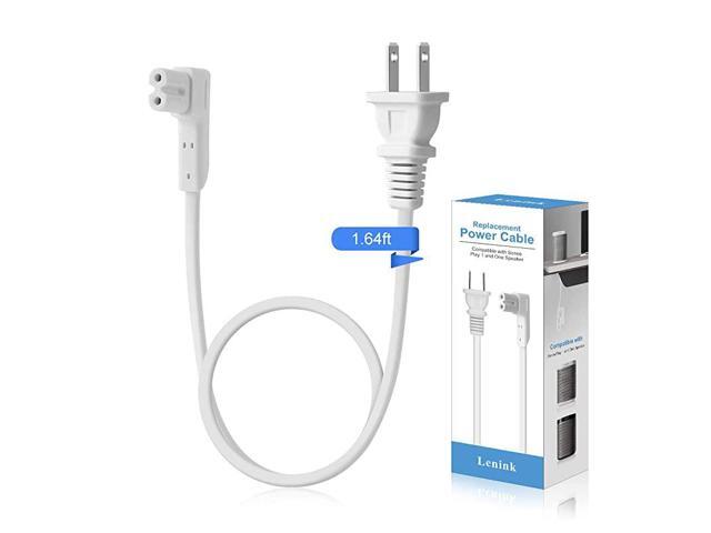 Power Cable Replacement Cord Compatible with Sonos Play 1 and One Speaker Accessories 164ft05m White