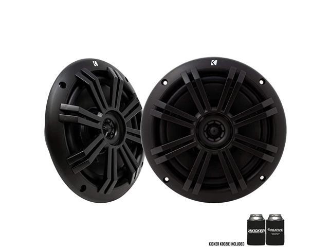 White OEM Replacement Marine 65 4 Ohm Coaxial Speakers Pair