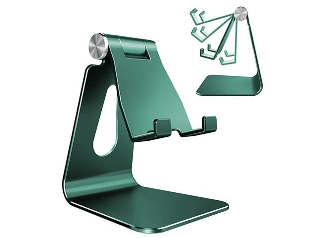Adjustable Cell Phone Stand Phone Stand Cradle Dock Holder Aluminum Desktop Stand Compatible with iPhone Xs Max Xr 8 7 6 6s Plus