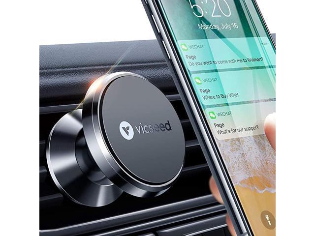 Car Phone Mount Magnetic Phone Car Mount Strong Magnet Air Vent Mount 360° Rotation Car Phone Holder Fit for iPhone SE 11 Pro XS Max XR X 8 Plus