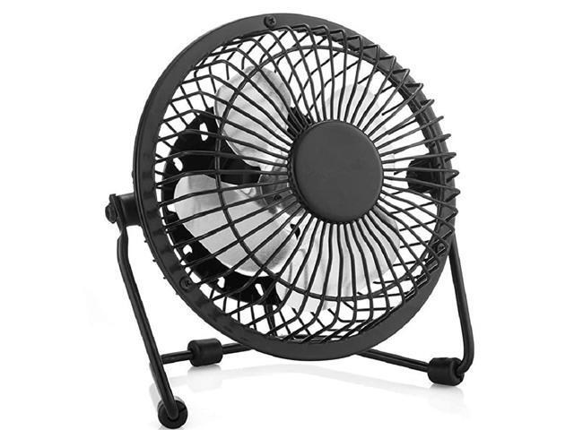 6 inch Small Fan Desktop USB Fan Fan Quiet USB Powered Personal Table Fan Mini Desk Fan 6 Inch Black