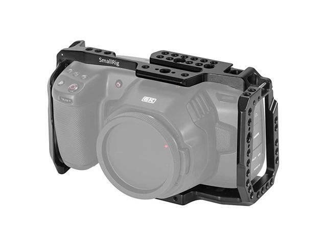 New Version BMPCC 4K 6K Cage for Blackmagic Design Pocket Cinema Camera 4K 6K wCold Shoe NATO Rail 2203