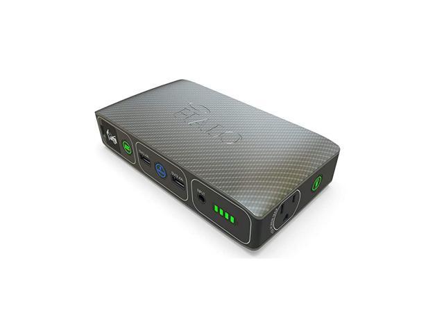 Bolt 58830 mWh Portable Phone Laptop Charger Car Jump Starter with AC Outlet and Car Charger Silver Graphite 1267118