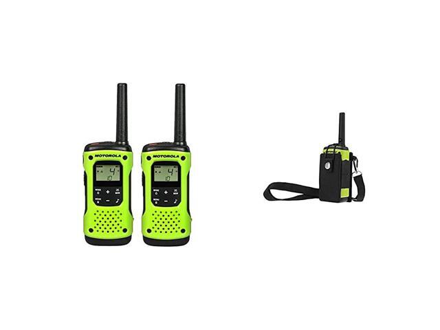 T600 Talkabout Radio 2 Pack Bundle with MOTDB PMLN7706AR Talkabout TwoWay Radio Carry Pouch