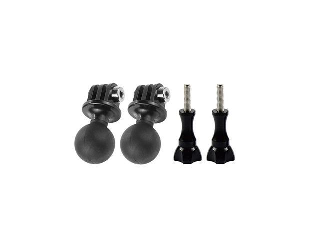 2 PCS x 1 Inch Ball Head Mount Adapter with Thumb Screw for GoPro Hero 9 8 Black 7 Black 7 Silver 7 White 6 5 4 3+ 5Session MAX DJI Osmo Action