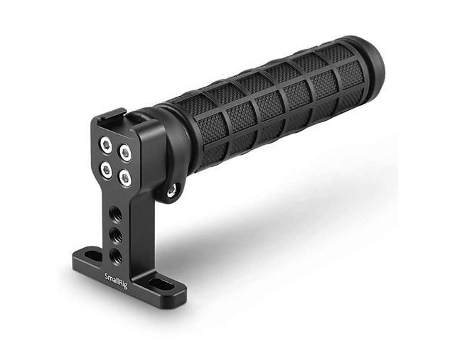 Camera Top Handle Grip with Top Cold Shoe Base for DSLR Camera Cage Video Camcorder Rig Rubber 1446