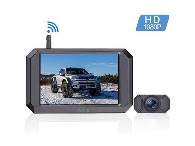 Y24 HD 1080P Digital Wireless Backup Camera System 5 Inch Monitor Hitch Rear View Camera for TrucksCampersVansSmall RVsCars Front View Camera Guide
