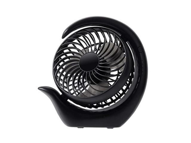 Rechargeable Battery Operated Fan with 3 speeds Strong Wind Long Battery Life Quiet Operation Small USB Desk Fan Portable Battery Powered Fan
