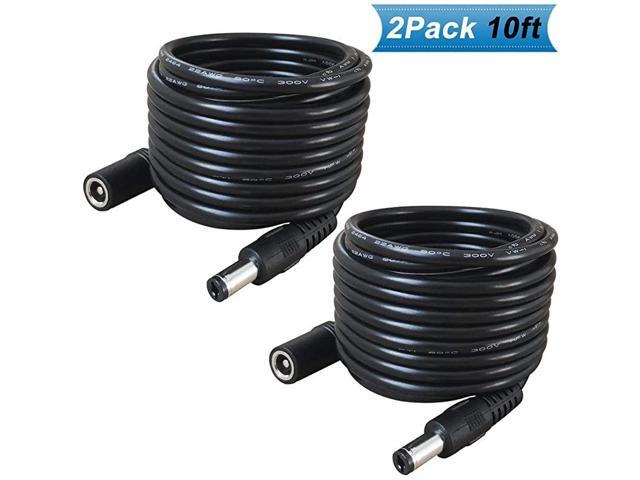 55mm x 21mm Extension CordDC 12v Power Supply Adapter for CCTV Security Camera Surveillance Indoor Wireless IP Camera Dvr Standalone LED StripCar12