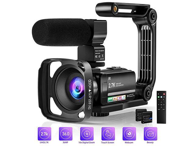 Camera Camcorder Digital Youtube Vlogging Camera 27K Full HD 36MP30FPS IR Night Vision 30 IPS Touch Screen 16X Digital Zoom Camcorder with