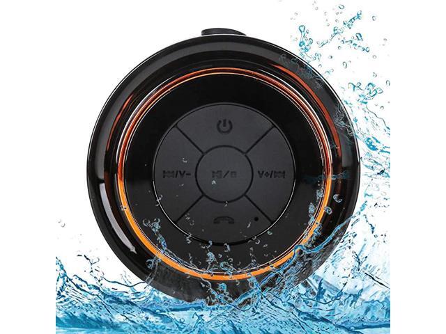 Bluetooth Shower Speakers Portable Wireless Waterproof Speaker with FM Radio Suction Cup Pairs Easily to Your Bluetooth Devices Phones Tablets