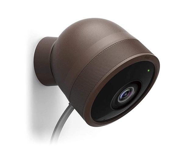 Google Nest Cam Outdoor Cover Dark Brown 3Pcs Full Package All Weather Protection Adapter Cover Included Easy Installation