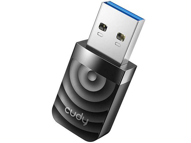 WU1300S AC 1300Mbps WiFi USB 30 Adapter for PC USB WiFi Dongle 5Ghz 24Ghz WiFi USB 30 Wireless Adapter for DesktopLaptop Compatible with Windows