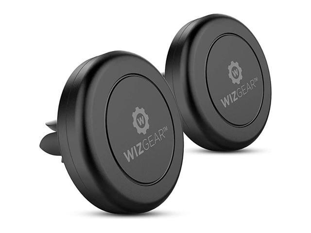 Magnetic Phone Car Mount 2 Pack Universal Air Vent Magnetic Phone Car Mount Phone Holder for Cell Phones and Mini Tablets with 4 Metal Plates