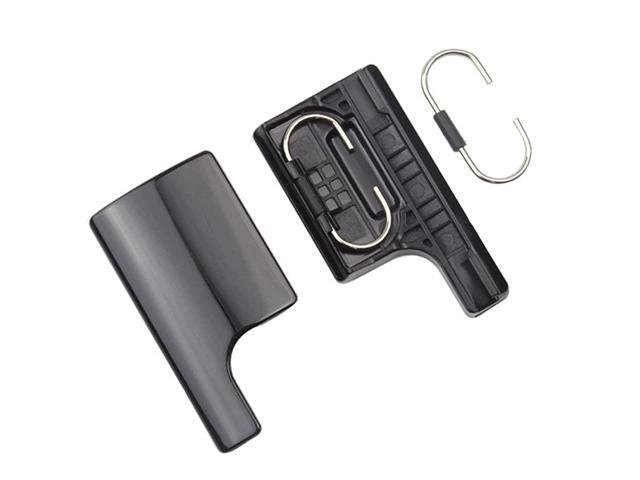Smooth Surface Plastic Latch Rear Snap Waterproof Housing Case Snap Lock Buckle Replacement for Gopro Hero 4 3+ Housing Skeleton Black