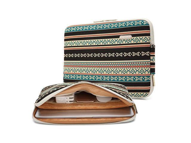 Canvas WaterResistant 11 inch Laptop Sleeve with Pocket 11 inch 116 inch Laptop Case Compatible MacBook air 11 MacBook 12 Tablet New Bohemian