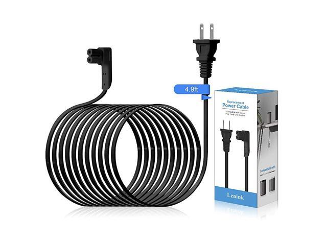 Power Cable Replacement Cord Compatible with Sonos Play 1 and One Speaker Accessories 49ft15m Black