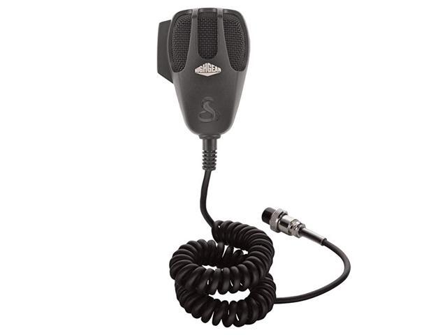 HG M73 Premium Dynamic Replacement CB Microphone Black 4 Pin Connector 9 Foot Cord Heavy Duty ABS Shell Wire Mesh Grille Left Side Push To Talk