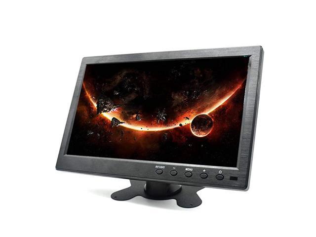101 HD Monitor for Mini TV Car Video Player Computer Display TFT LCD Color Screen for Car Backup Camera Home Security System Built in Speaker