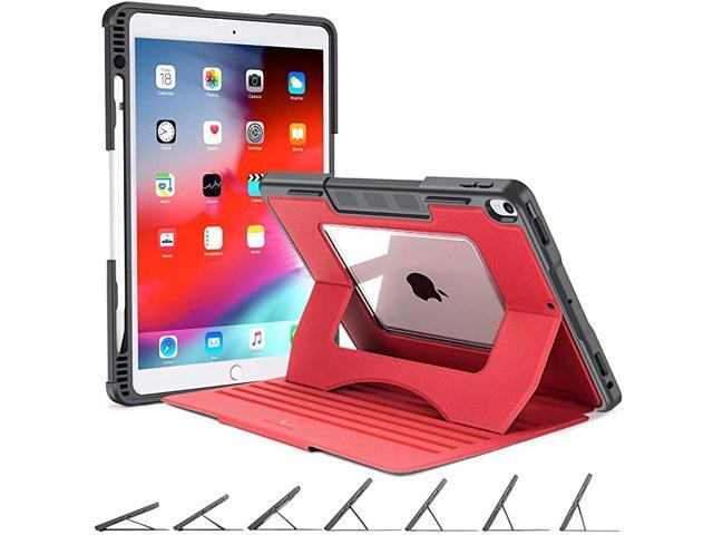 iPad Air 3rd Generation Case 2019 iPad Pro 105 Case 7 Viewing Angles Magnetic Stand + Apple Pencil Holder + Auto WakeSleep + Clear Backplane Heavy